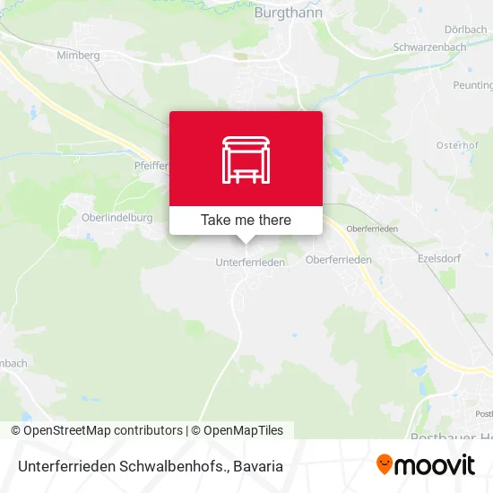 Карта Unterferrieden Schwalbenhofs.