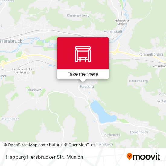 Happurg Hersbrucker Str. map
