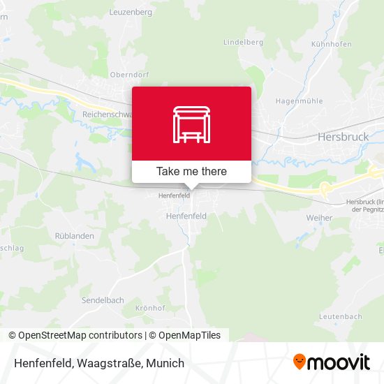 Henfenfeld, Waagstraße map