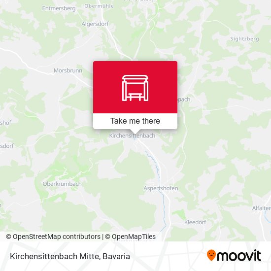Kirchensittenbach Mitte map