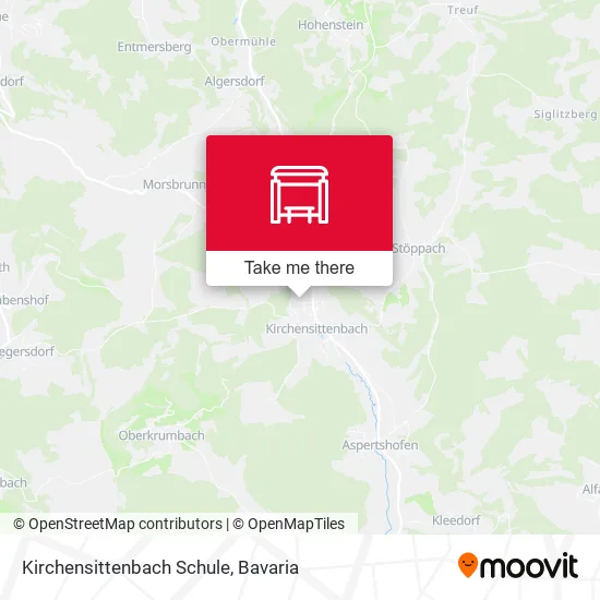 Карта Kirchensittenbach Schule
