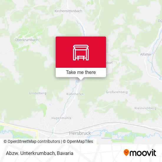 Карта Abzw. Unterkrumbach