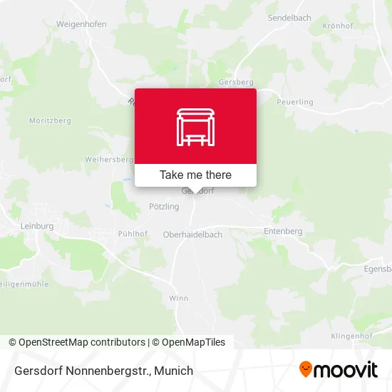 Карта Gersdorf Nonnenbergstr.