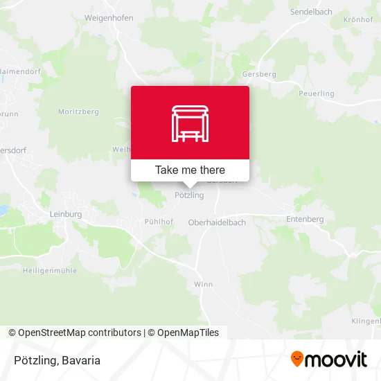 Карта Pötzling