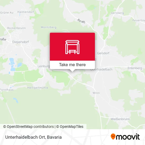 Карта Unterhaidelbach Ort