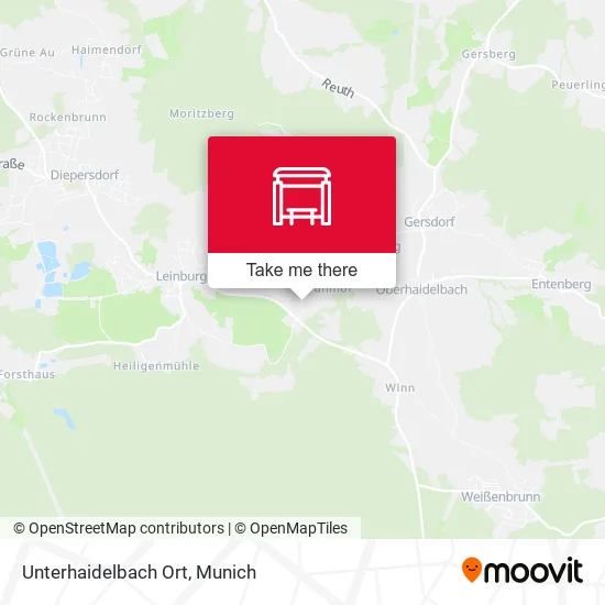 Карта Unterhaidelbach Ort
