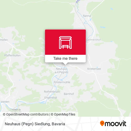 Карта Neuhaus (Pegn) Siedlung