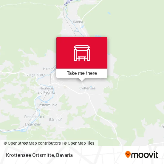 Карта Krottensee Ortsmitte