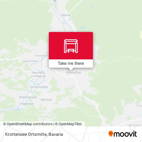 Карта Krottensee Ortsmitte