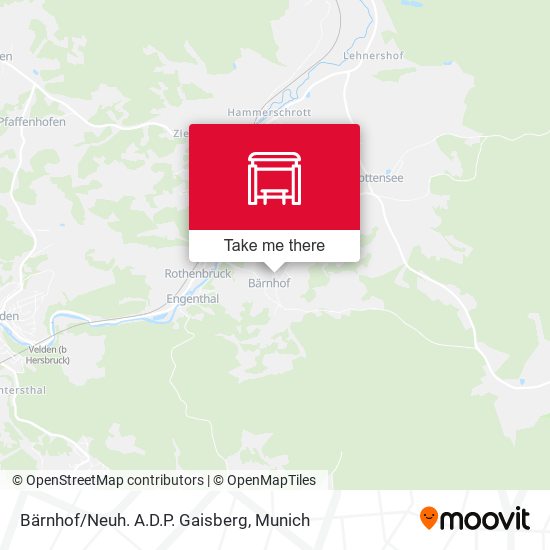 Bärnhof/Neuh. A.D.P. Gaisberg map