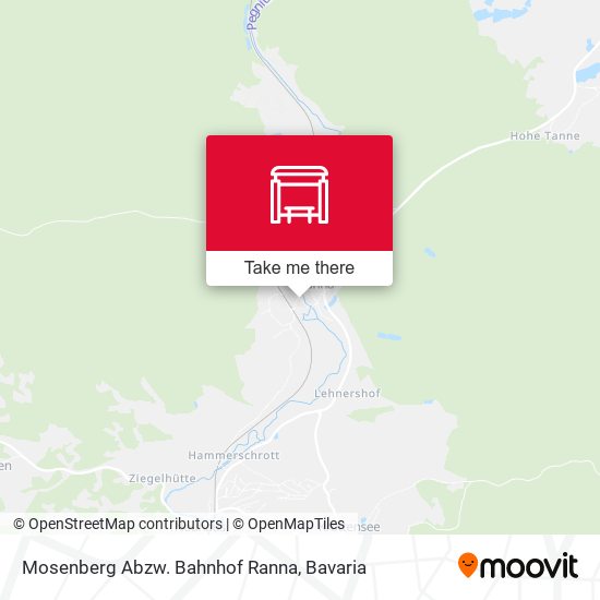 Mosenberg Abzw. Bahnhof Ranna map