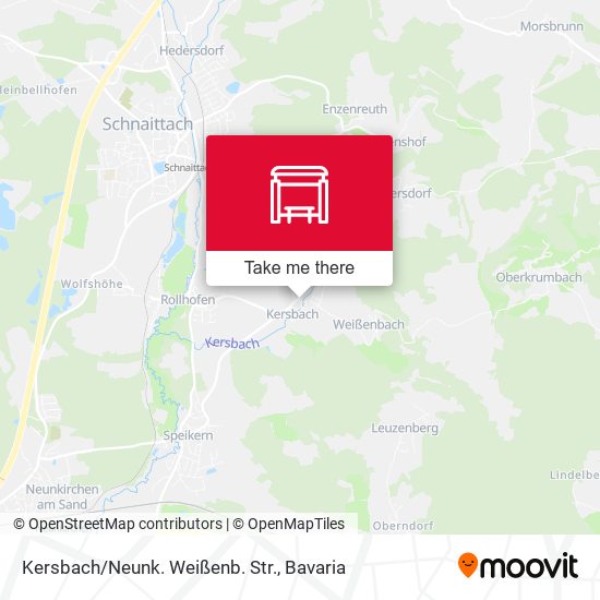 Kersbach/Neunk. Weißenb. Str. map