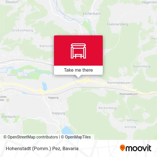 Карта Hohenstadt (Pomm.) Pez
