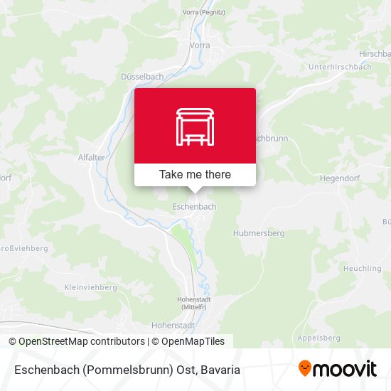 Eschenbach (Pommelsbrunn) Ost map