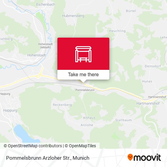 Pommelsbrunn Arzloher Str. map