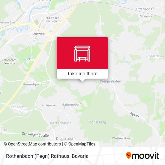 Röthenbach (Pegn) Rathaus map