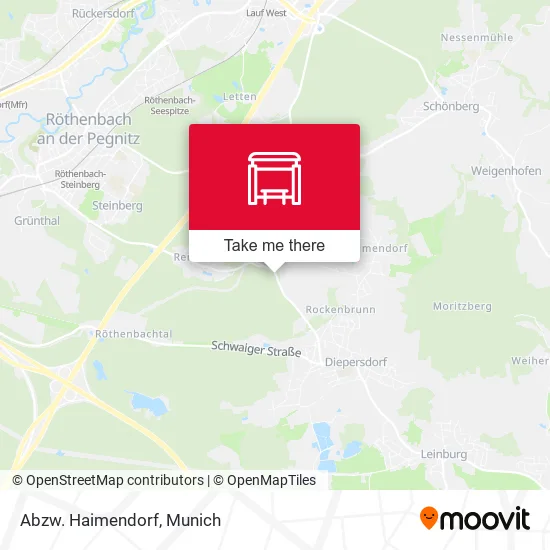 Карта Abzw. Haimendorf