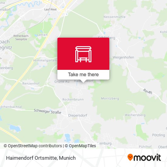 Карта Haimendorf Ortsmitte