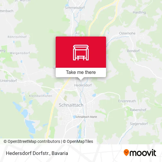 Карта Hedersdorf Dorfstr.