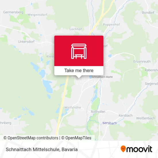 Schnaittach Mittelschule map