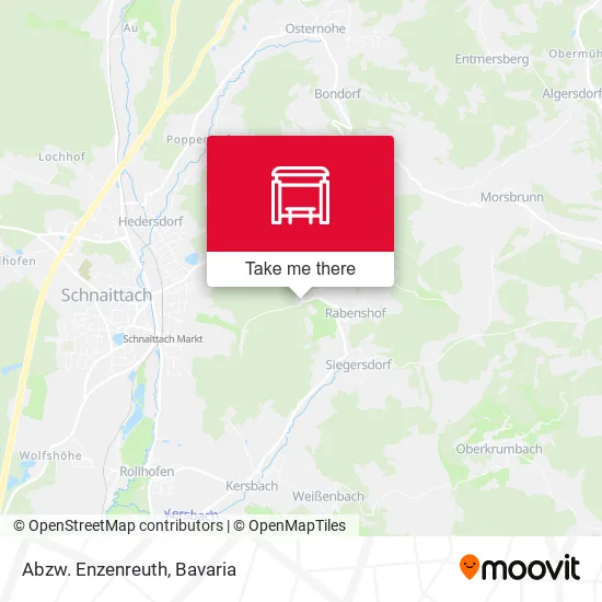 Карта Abzw. Enzenreuth