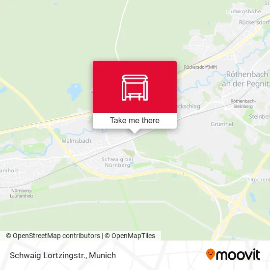 Карта Schwaig Lortzingstr.