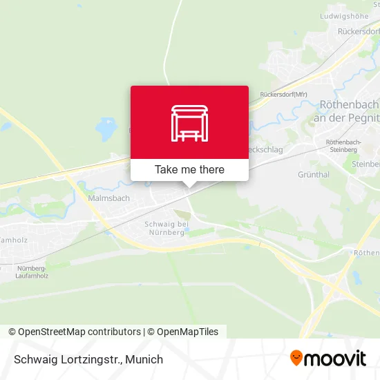 Карта Schwaig Lortzingstr.