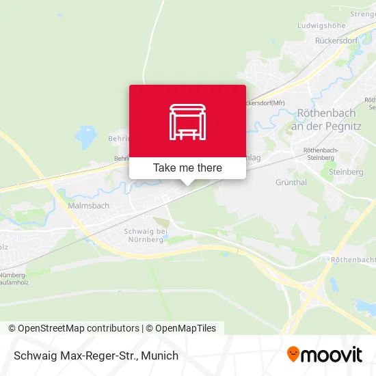 Карта Schwaig Max-Reger-Str.