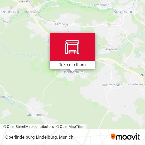 Oberlindelburg Lindelburg map