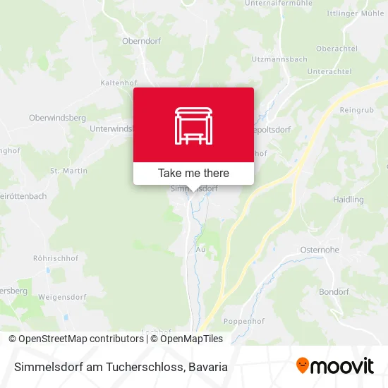 Карта Simmelsdorf am Tucherschloss