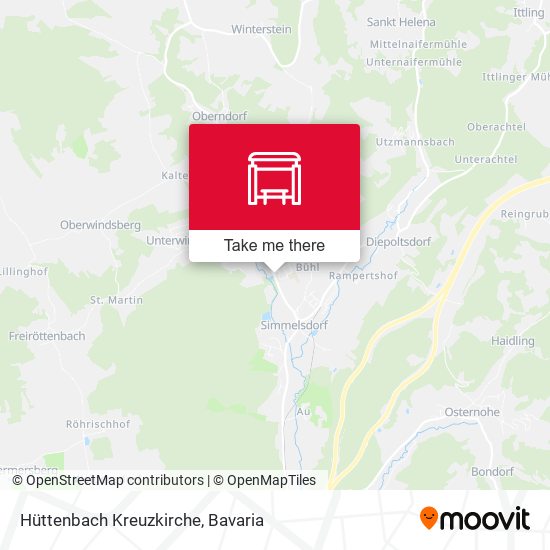 Hüttenbach Kreuzkirche map