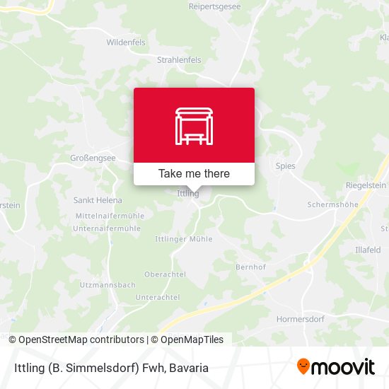 Ittling (B. Simmelsdorf) Fwh map