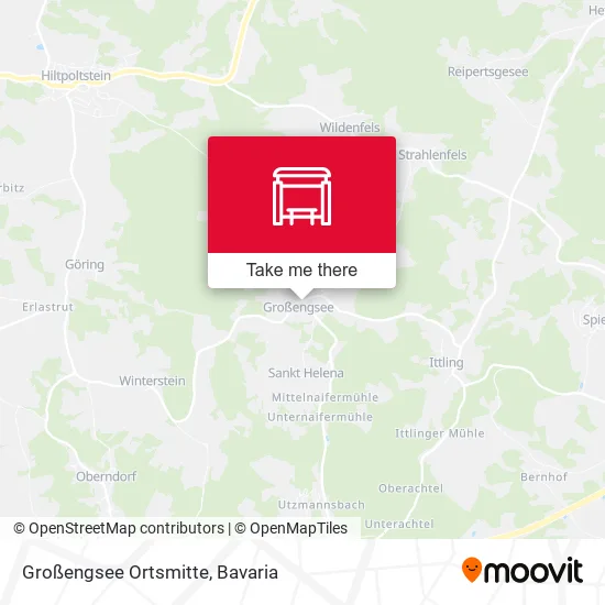 Карта Großengsee Ortsmitte