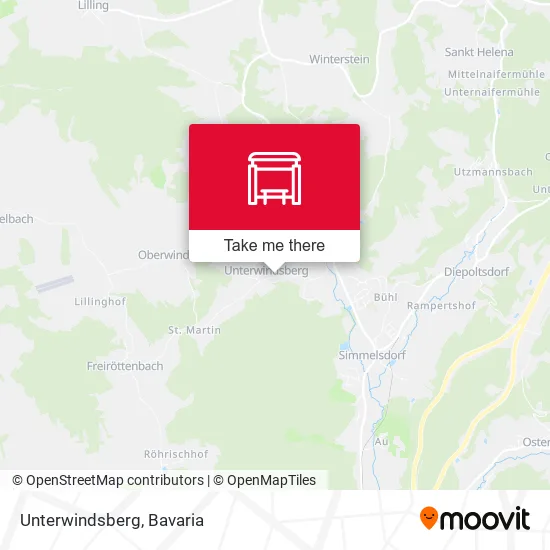 Карта Unterwindsberg