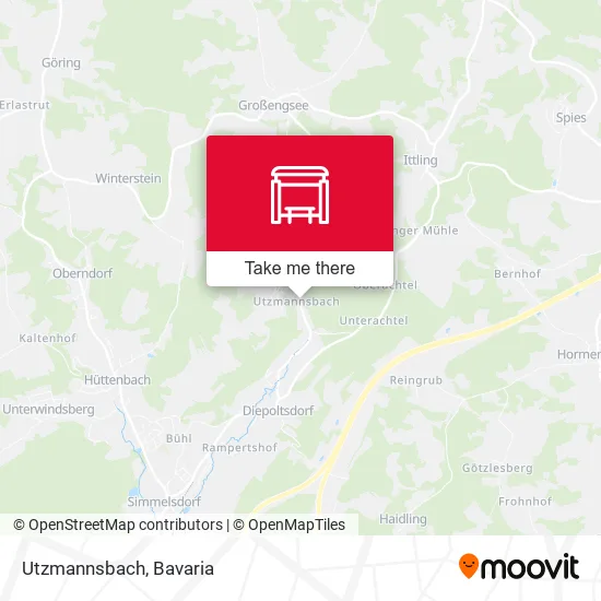 Карта Utzmannsbach