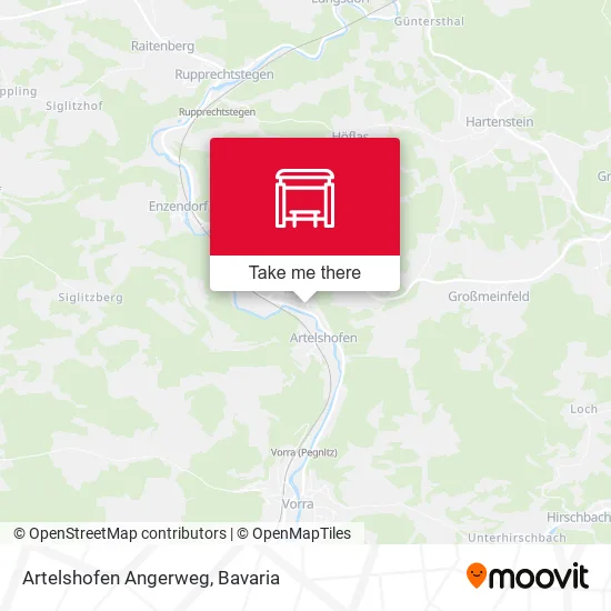 Карта Artelshofen Angerweg