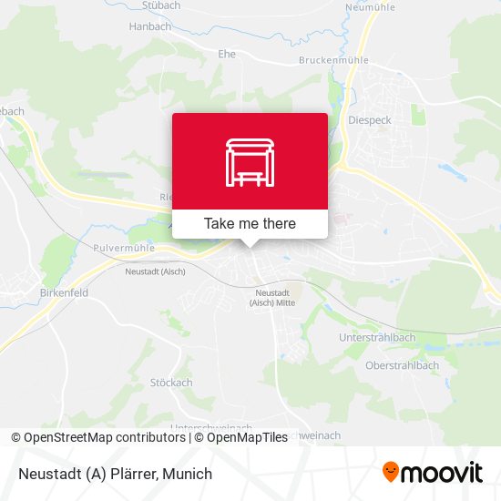Карта Neustadt (A) Plärrer