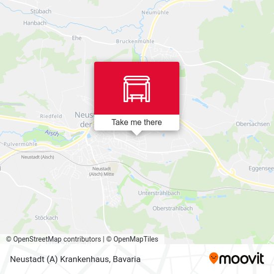 Neustadt (A) Krankenhaus map