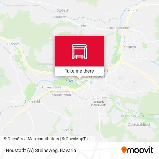 Карта Neustadt (A) Steinsweg