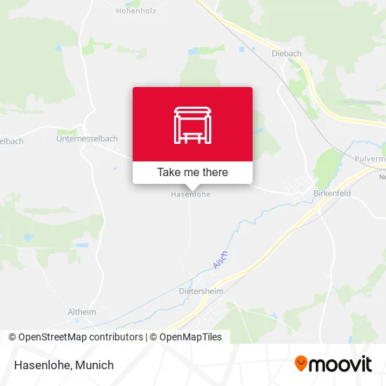 Карта Hasenlohe