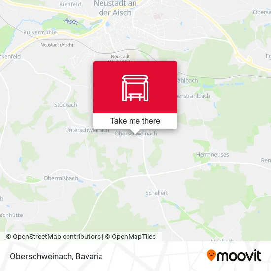 Карта Oberschweinach