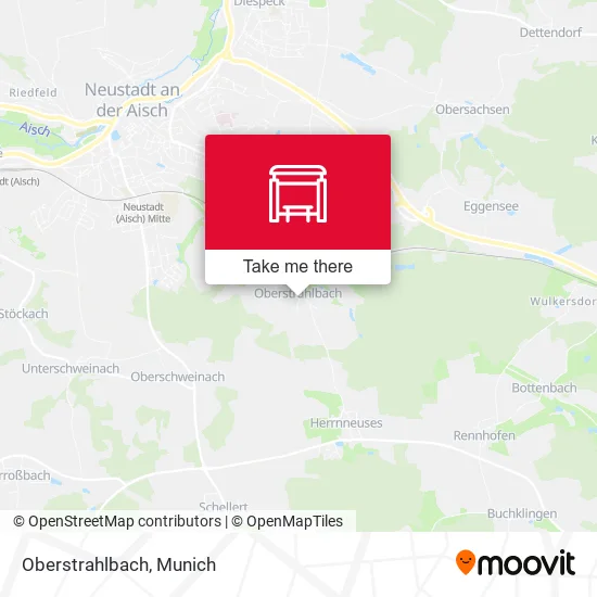 Карта Oberstrahlbach