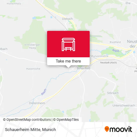 Карта Schauerheim Mitte