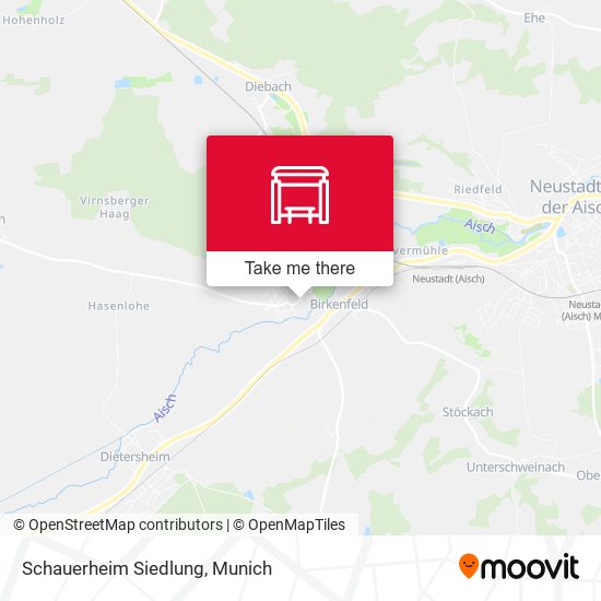 Карта Schauerheim Siedlung