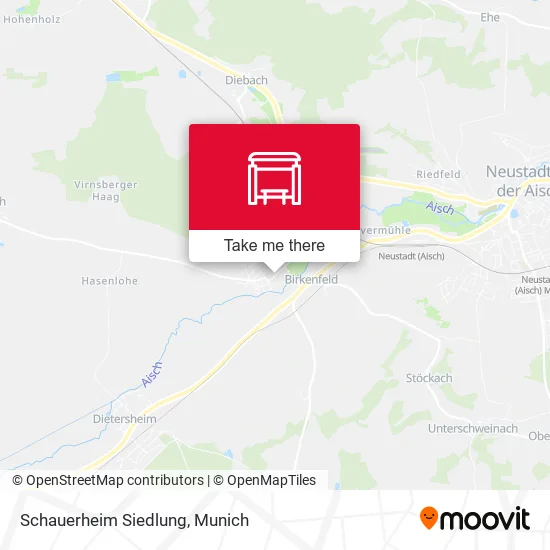 Карта Schauerheim Siedlung