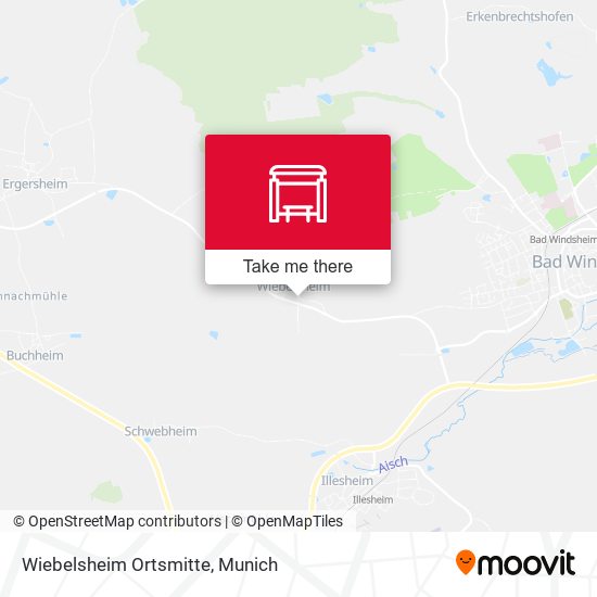 Карта Wiebelsheim Ortsmitte