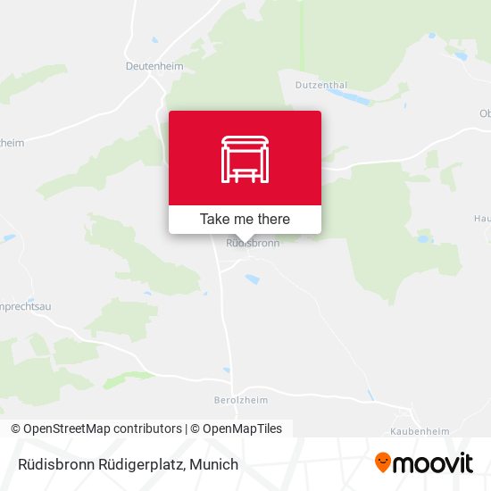 Rüdisbronn Rüdigerplatz map