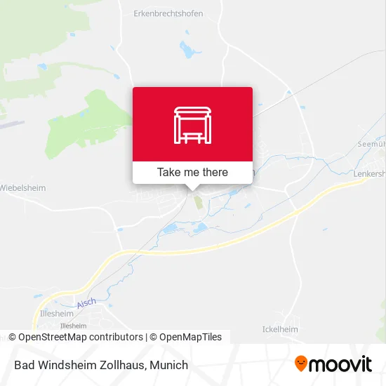 Карта Bad Windsheim Zollhaus