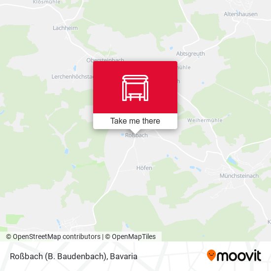 Roßbach (B. Baudenbach) map