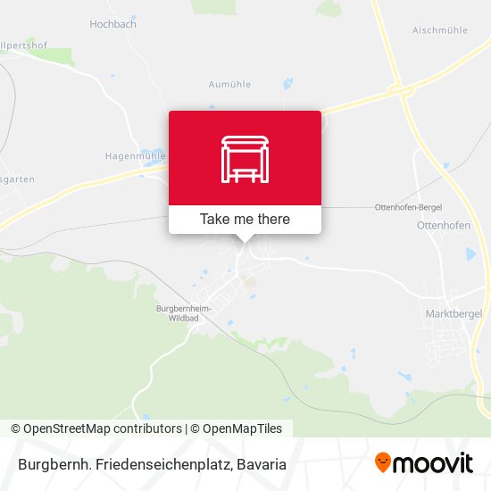 Burgbernh. Friedenseichenplatz map